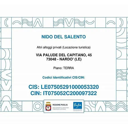 Nido Del Salento Vakantiehuis Villaggio Resta